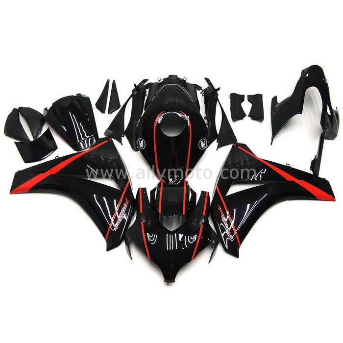 079 Fairing Honda CBR1000RR 08 09 10 11 2008 - 2011 Fireblade Black Red